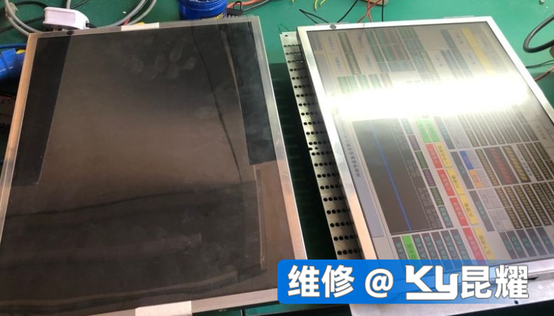 西门子触摸屏维修显示：档侍
