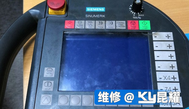 西门子手持操作示教器维修触摸偏差无反